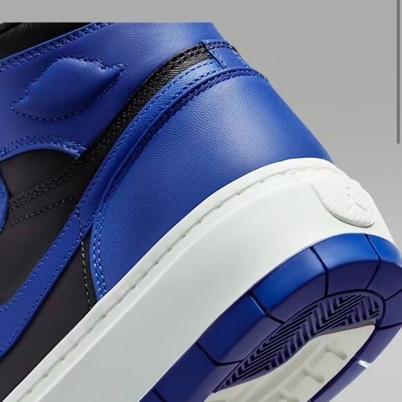 Nike Air Jordan 1 Elevate High Platform Sz 5.5 Darkash/ Hyper Royal Aesthetic - Picture 3 of 9